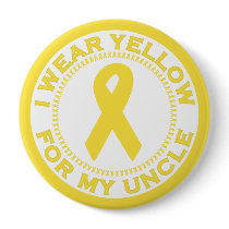 I Wear Yellow For My Uncle buttons by SupportTees I Wear Yellow For My Uncle buttons