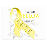 I Wear Yellow for my Uncle Post Card