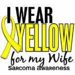 I Wear Yellow For My Wife 10 Sarcoma Polo Shirt