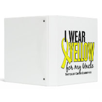 I Wear Yellow Uncle 10 Testicular Cancer Binder