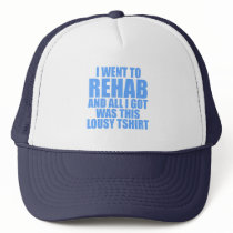 I went to rehab hats by CarbonClothing I went to rehab hats