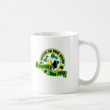 I went to the pub St. patrick's day  yellow green Mug