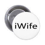 I Wife Pinback Buttons