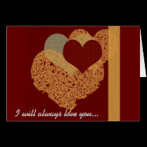 I will always love you card cards