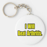 I Will Beat Arthritis Key Chains