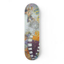 "I Will Defend Myself" Skate Deck skateboards
