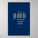 I will go and do poster (LDS)