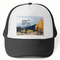 I will lift up mine eyes unto the hills... mesh hat