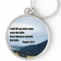 I will lift up mine eyes unto the hills... keychains