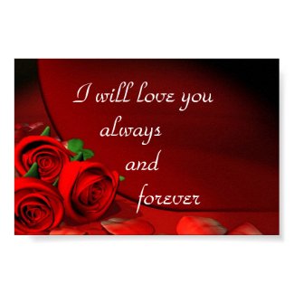 I will Love you always and forever print