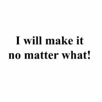 I will make it! black txt photo sculptures