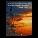 I will never forget your precepts, for by them you postcards
