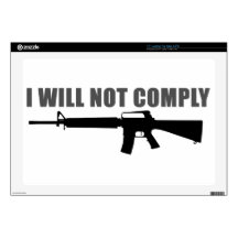 I will not comply laptop skin