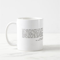 "i will not wait" mugs