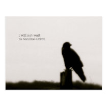 "i will not wait" postcards