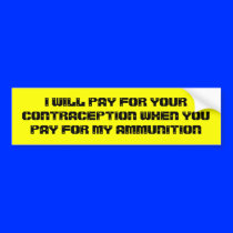 I WILL PAY bumper stickers