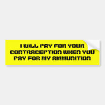 I WILL PAY BUMPER STICKER
