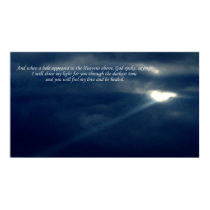 "I will shine my light for you..." spiritualposter posters
