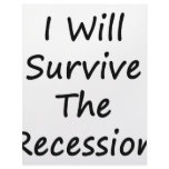 I Will Survive The Recession Personalized Letterhead
