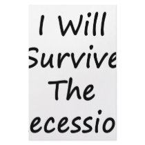 I Will Survive The Recession Custom Stationery