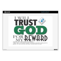 I will trust GOD for my reward 15" Laptop Decal