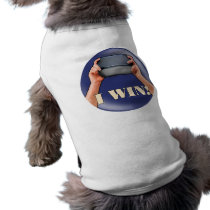 I win! dog jacket dog t shirt