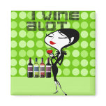 I Wine Alot (w/bkgrnd) Magnet