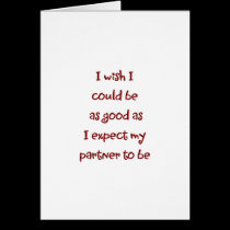 I wish I could be as good as... cards