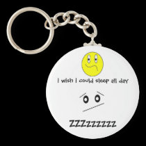 i wish i could sleep all day keychain keychains