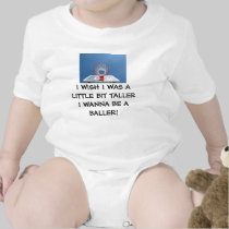 I WISH I WAS A LITTLE BIT TALLER t-shirts