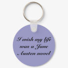 round_keychain - Jane Austen keychain round_keychain - Jane Austen keychain