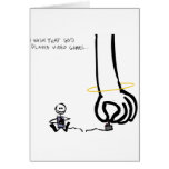I wish that God played Video Games Cards