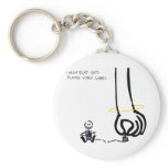I wish that God played Video Games Key Chain