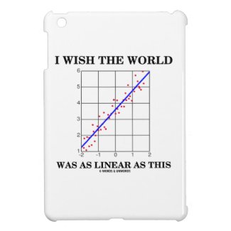 I Wish The World Was As Linear As This iPad Mini Cases