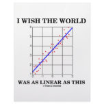 I Wish The World Was As Linear As This (Stats) Letterhead Design
