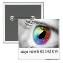 I wish you could see pinback button