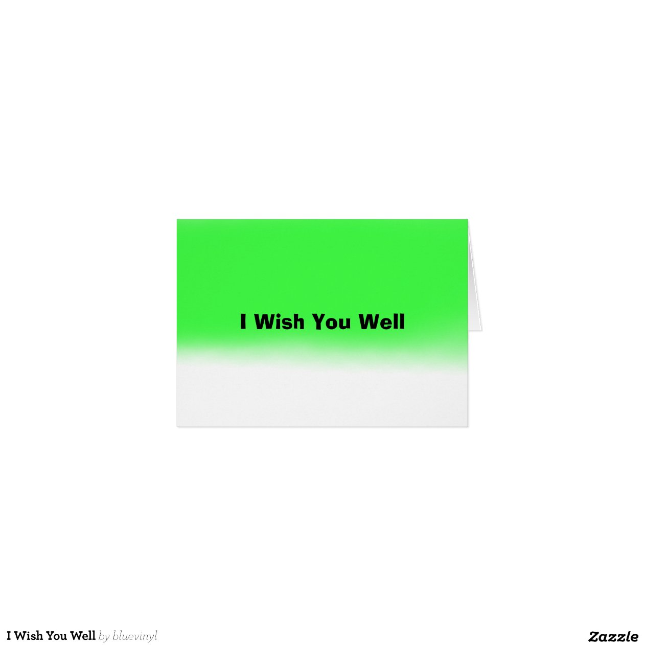 I Wish You Well Card Zazzle