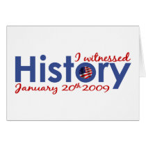 I Witnessed History 1-20-09 cards by worldsfair I Witnessed History 1-20-09 cards