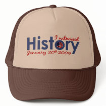 I Witnessed History 1-20-09 Hats