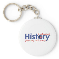I Witnessed History 1-20-09 Keychains