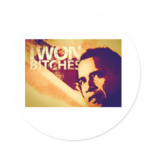 I_Won_Bitches___Obama stickers