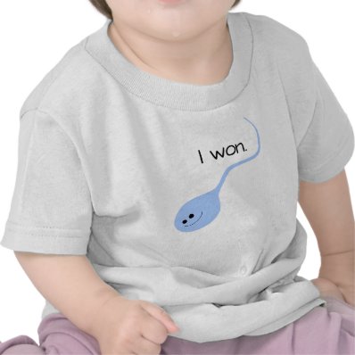 I Won Blue Funny Baby T-shirt