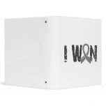 I Won Brain Cancer 3 Ring Binders