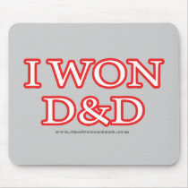 I Won D&D mousepads