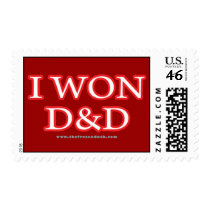 I Won D&D Stamp