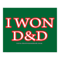 I Won D&D posters