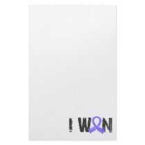 I Won Stomach Cancer Personalized Stationery