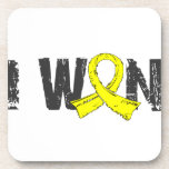 I Won Testicular Cancer Beverage Coaster