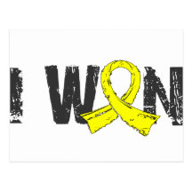 I Won Testicular Cancer Postcards