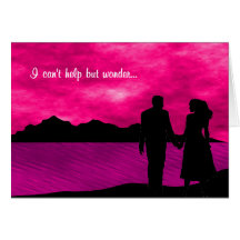 I wonder valentine card